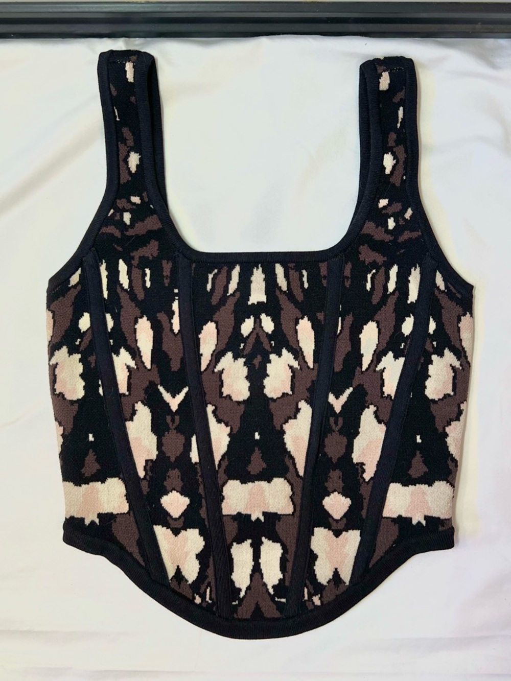 Express Body Contour Bustier Crop Top Extra Small